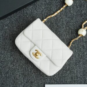 Replica CHANEL CF Double Pearl White - Best Fake Designer Bags