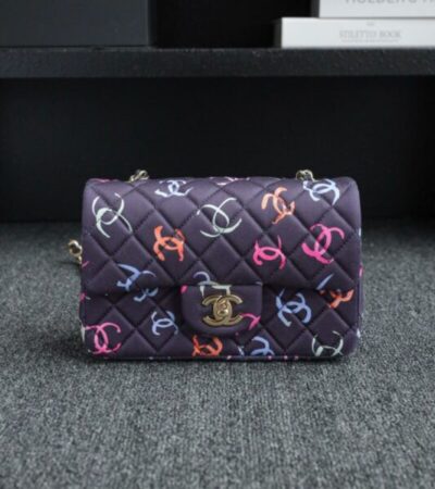 Replica CHANEL 24s Graffiti Classic Flap Mini - Best Fake Designer Bags