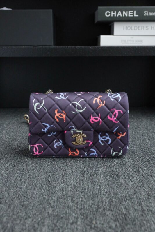 Replica CHANEL 24s Graffiti Classic Flap Mini - Best Fake Designer Bags