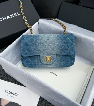 Replica CHANEL Classic Flap 20cm Denim - Best Fake Designer Bags