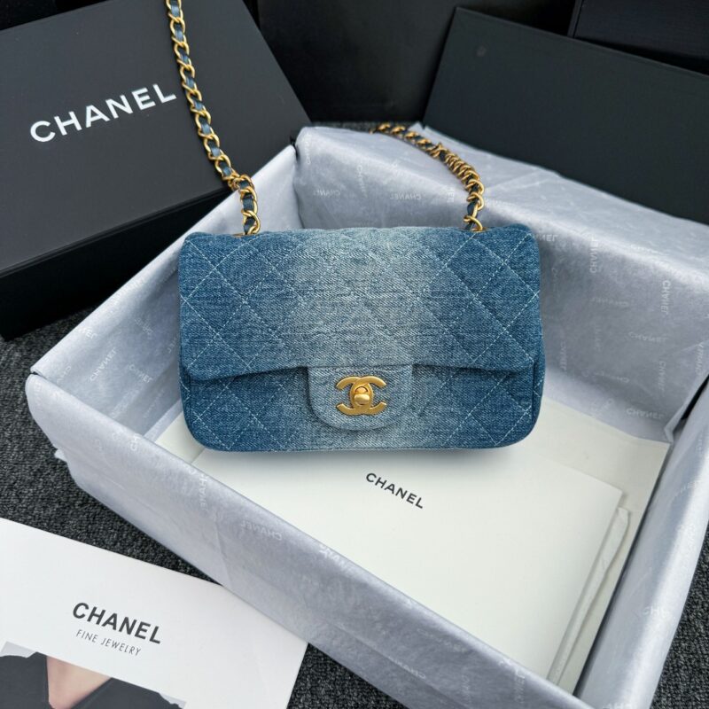 Replica CHANEL Classic Flap 20cm Denim - Best Fake Designer Bags
