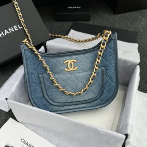 Replica CHANEL 23c Hobo Small Denim - Best Fake Designer Bags