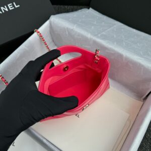 Replica CHANEL 24s Mini Horizontal Rose Red - near-authentic luxury replica handbag