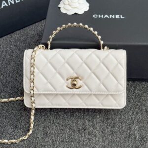 Replica CHANEL 24s Pearl Handle White - Best Fake Designer Bags
