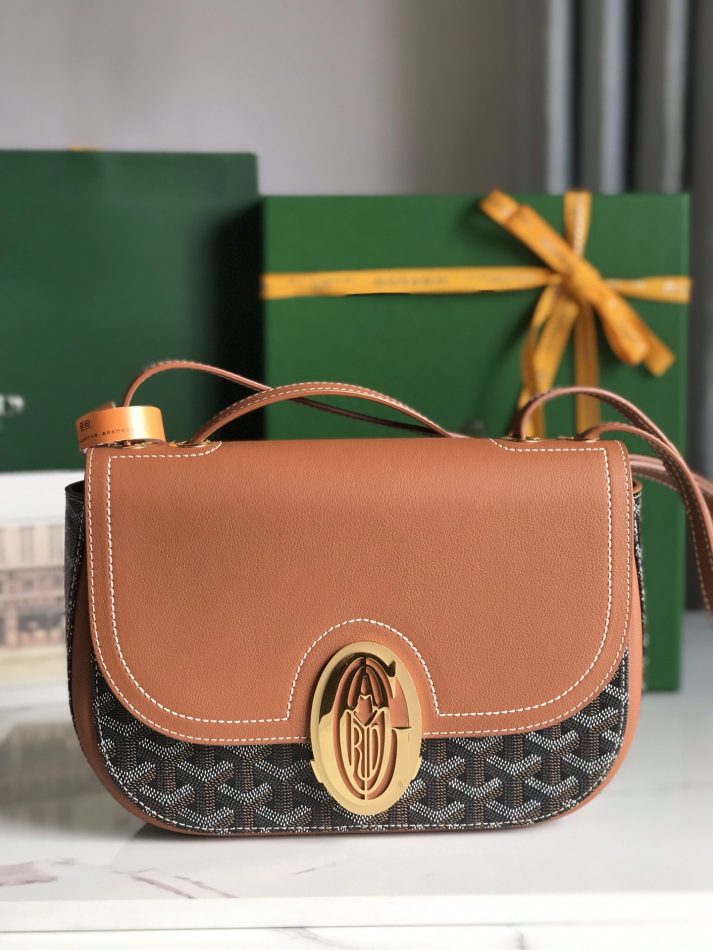 Goyard 233 Bag Knockoff — Modern Goyardine Canvas Crossbody