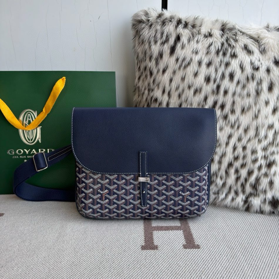 Goyard Coursier Messenger Bag Imitation — Classic Goyardine Crossbody