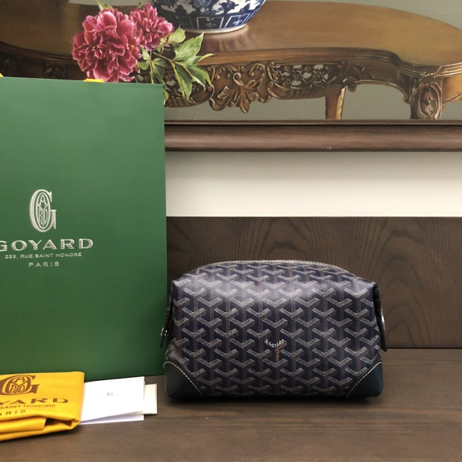 Fake Goyard Bowling 25 Toiletry Bag — Travel Grooming Case Goyardine